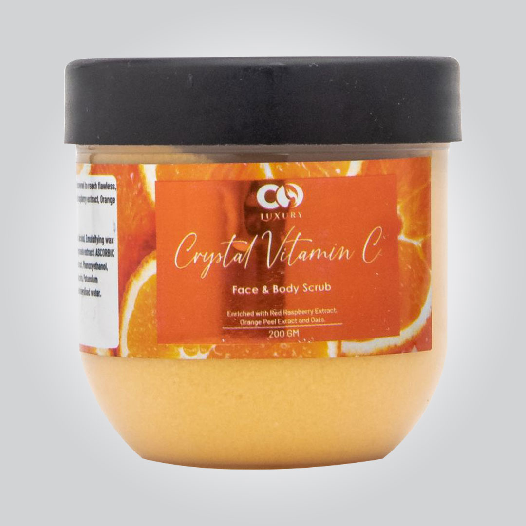 Crystal Coffee Face & Body Scrub